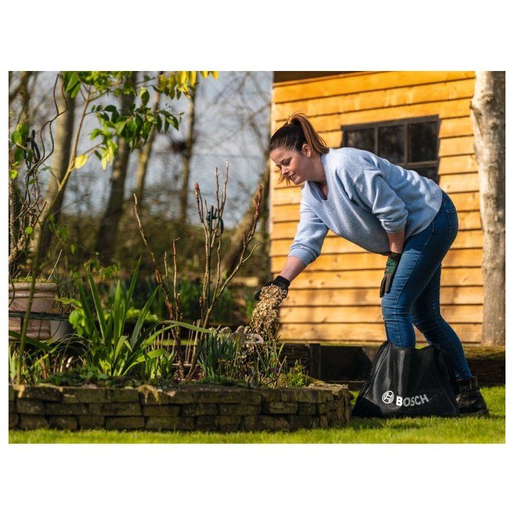 Sac de collecte BOSCH - 50L - Pour collecte de déchets de jardin