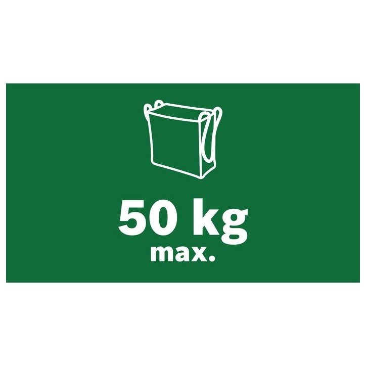 Sac de collecte BOSCH - 50L - Pour collecte de déchets de jardin