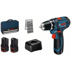 Perceuse sans fil - BOSCH Professional - GSR 12V-15 - 2 batteries 2Ah