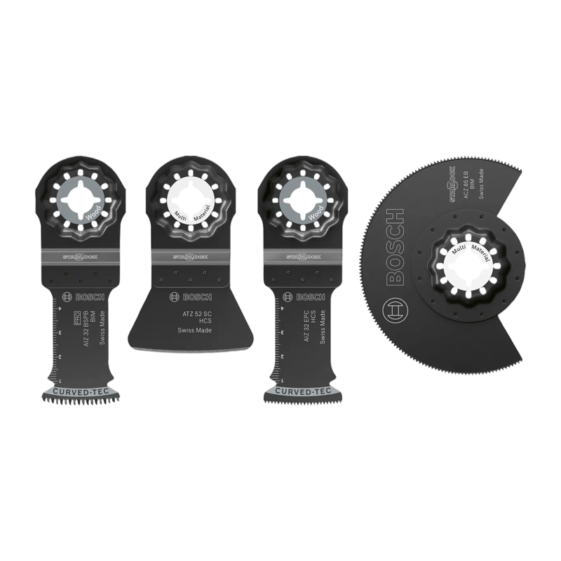 Coffret de 4 lames BOSCH PROFESSIONAL - Flooring and Fitting - Pour ou