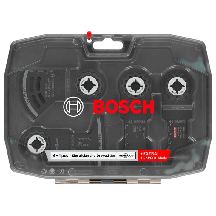 Coffret Électriciens et Plaquistes BOSCH PROFESSIONAL - 5 pcs - Lames oscillantes pour outils multifonctions Coffret Électriciens et Plaquistes BOSCH PROFESSIONAL - 5 pcs - Lames oscillantes pour outils multifonctions