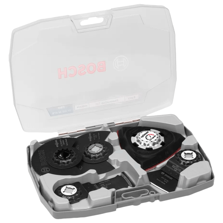 Coffret de lames Rénovation BOSCH PROFESSIONAL - 8pcs - Pour outils oscillants multi-fonctions