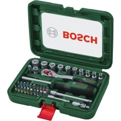 Set de cliquets 1/4 BOSCH - 37pcs