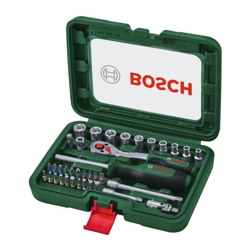Set de cliquets 1/4 BOSCH - 37pcs