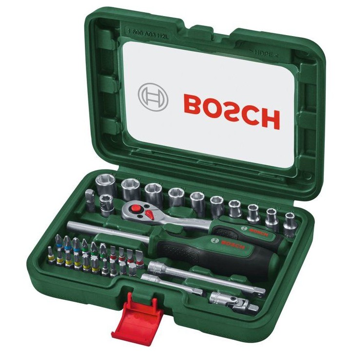 Set de cliquets 1/4 BOSCH - 37pcs