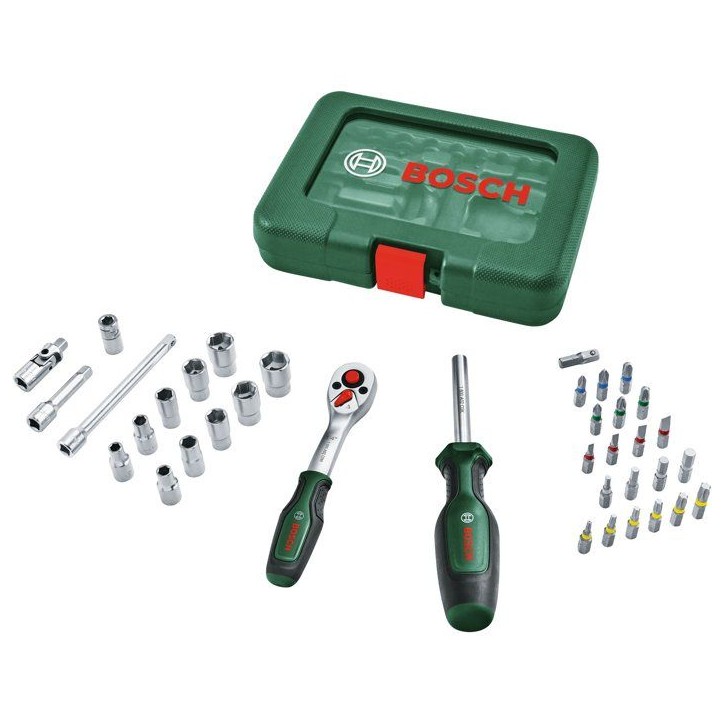Set de cliquets 1/4 BOSCH - 37pcs