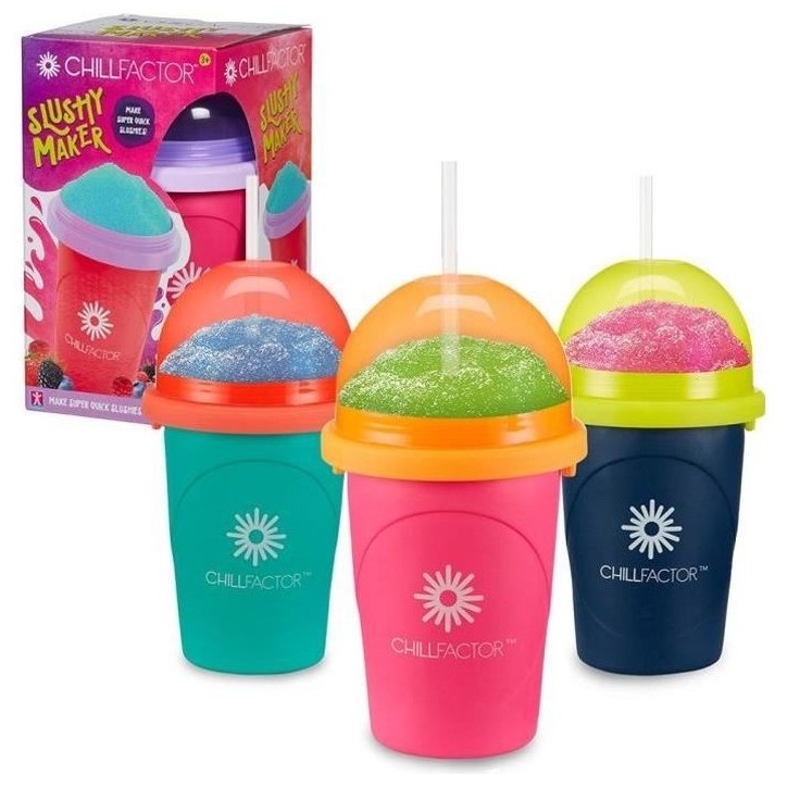 Mug a granité Chillfactor - Bandai - Couleur aléatoire Bleu, Rose ou Vert - fourni avec paille Mug a granité Chillfactor - Bandai - Couleur aléatoire Bleu, Rose ou Vert - fourni avec paille