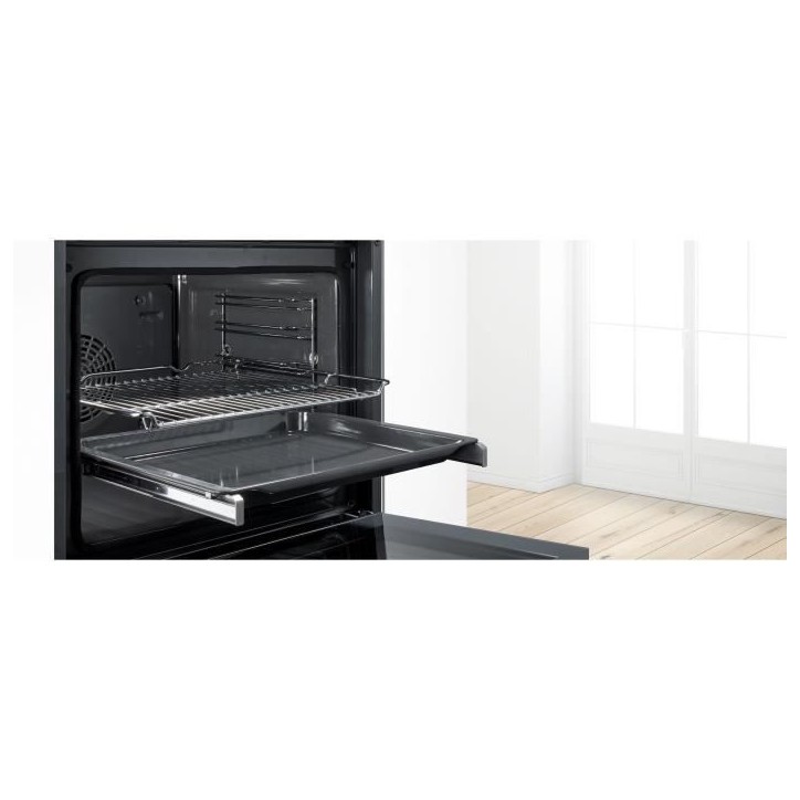 Rail téléscopique - BOSCH - HEZ538000 - Cliprail - 1 niveau - Inox Rail téléscopique - BOSCH - HEZ538000 - Cliprail - 1 niveau - Inox