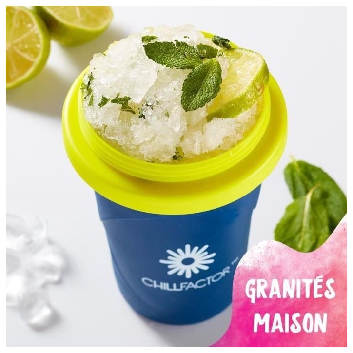 Mug a granité Chillfactor - Bandai - Couleur aléatoire Bleu, Rose ou Vert - fourni avec paille Mug a granité Chillfactor - Bandai - Couleur aléatoire Bleu, Rose ou Vert - fourni avec paille