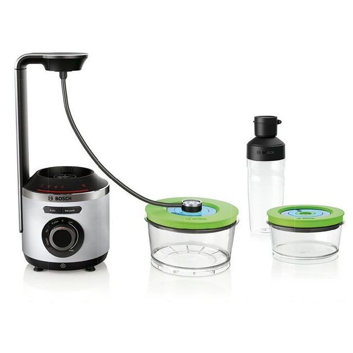 Blender sous vide 2-en-1 - BOSCH - VitaPower Série 8 MMBV625M - 1000 W - Inox / Noir Blender sous vide 2-en-1 - BOSCH - VitaPower Série 8 MMBV625M - 1000 W - Inox / Noir