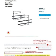 Façade de porte - BOSCH - SMZ2056 - Pour lave-vaisselle tout intégra