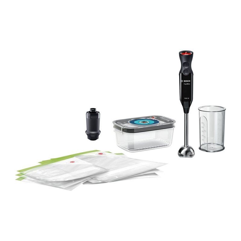 Mixeur plongeant - BOSCH - MS6CB61V1 ErgoMixx - 1000 W - 12 vitesses +