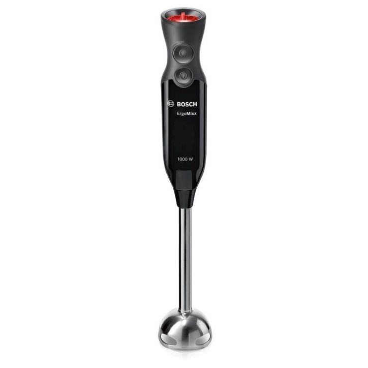 Mixeur plongeant - BOSCH - MS6CB61V1 ErgoMixx - 1000 W - 12 vitesses + turbo - Bol mixeur - Pompe sous vide - Noir Mixeur plongeant - BOSCH - MS6CB61V1 ErgoMixx - 1000 W - 12 vitesses + turbo - Bol mixeur - Pompe sous vide - Noir