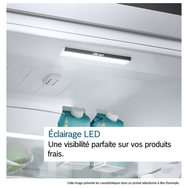 Réfrigérateur combiné - BOSCH - KGN86AIDR - Classe D - 631 L - 186 x 86 x 81 cm - Acier brossé Réfrigérateur combiné - BOSCH - KGN86AIDR - Classe D - 631 L - 186 x 86 x 81 cm - Acier brossé