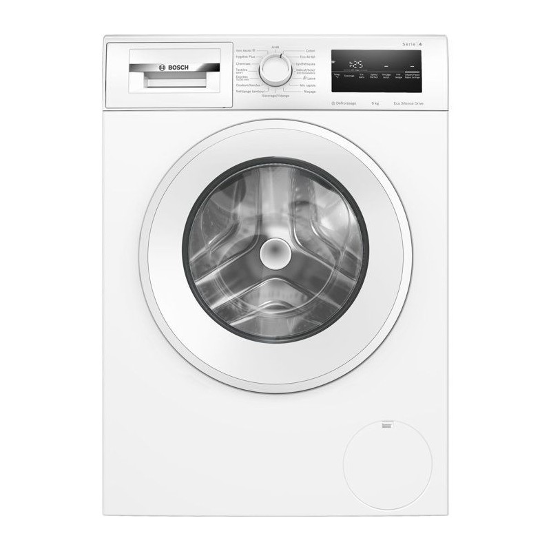 Lave-linge hublot BOSCH WAN2827ZFR SER4 - 9 kg - Induction - L60cm - C