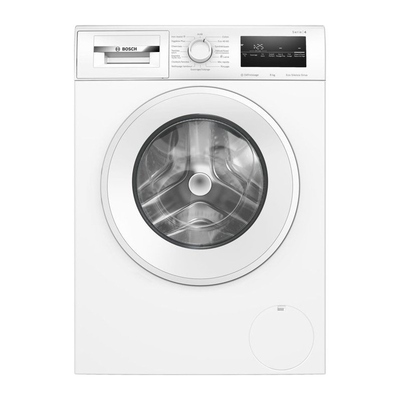 Lave-linge hublot BOSCH WAN2427ZFR SER4 - 8 kg - Induction - 60 cm - 1