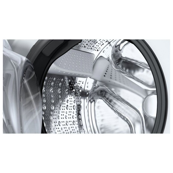 Lave-linge hublot BOSCH WAN2427ZFR SER4 - 8 kg - Induction - 60 cm - 1200 trs/min - Classe A - Vapeur - Blanc