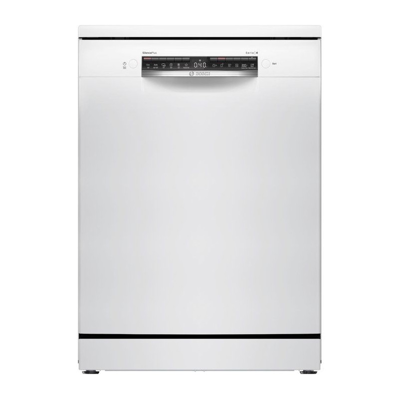 Lave-vaisselle pose libre BOSCH SMS4HMW08E SER4 - 14 couverts - EcoSil