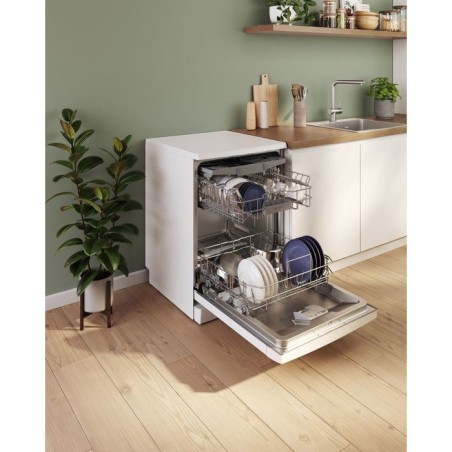 Lave-vaisselle pose libre BOSCH SMS4HMW08E SER4 - 14 couverts - EcoSilence Drive - L60cm - 44dB - tiroir a couverts - Blanc
