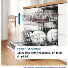 Lave-vaisselle pose libre BOSCH SMS4HMW08E SER4 - 14 couverts - EcoSil