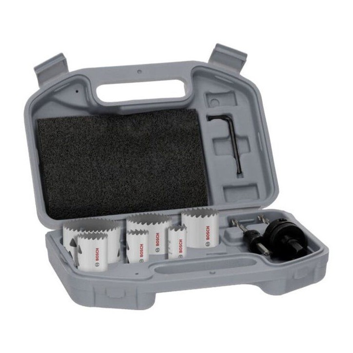 Coffret de scies trépans a filetage BOSCH PROFESSIONAL - Multi Material - 20 25 35 40 51 68 x 40 mm Coffret de scies trépans a filetage BOSCH PROFESSIONAL - Multi Material - 20 25 35 40 51 68 x 40 mm