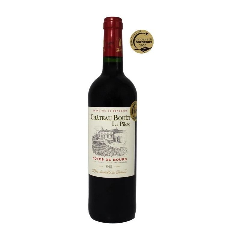 Château Bouet la Pilote 2022 Côtes-de-Bourg - Vin rouge de Bordeaux