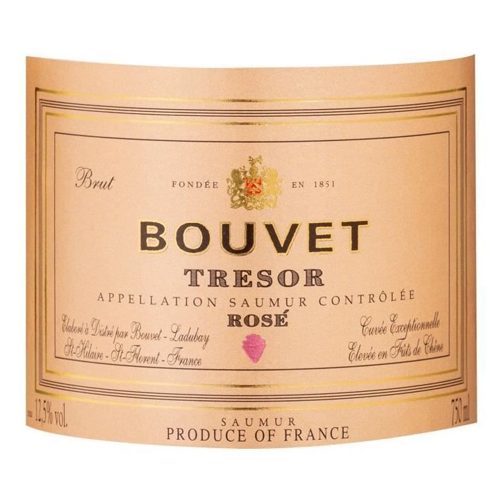 Bouvet Trésor Saumur Brut Millésimé rosé - 2022