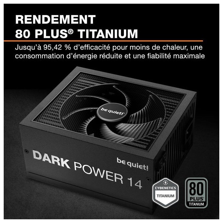 be quiet! DARK POWER 14 - Alimentation PC - 850 W be quiet! DARK POWER 14 - Alimentation PC - 850 W