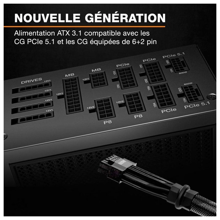be quiet! DARK POWER 14 - Alimentation PC - 1200 W be quiet! DARK POWER 14 - Alimentation PC - 1200 W