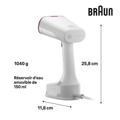 Défroisseur vapeur - BRAUN - GS5011PU - Vertical - 1200 W - 22 g/min