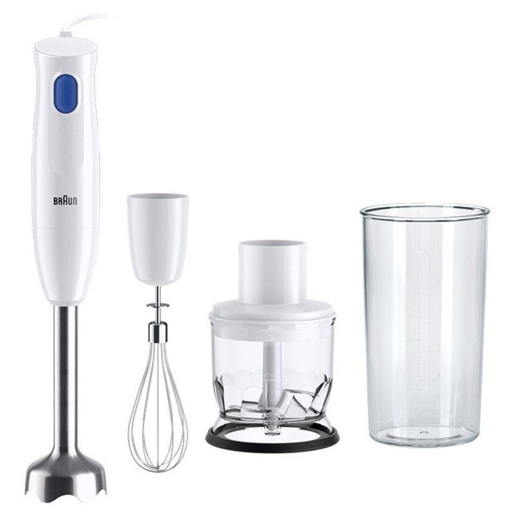 Mixeur plongeant - BRAUN - MultiQuick 1 MQ10.202M - 450 W - 1 vitesse - Blanc
