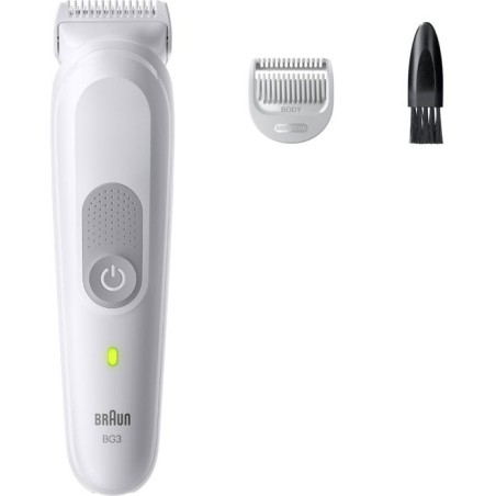 Tondeuse pour le corps - BRAUN - BG3500 - 80 min - Étanche - Gris