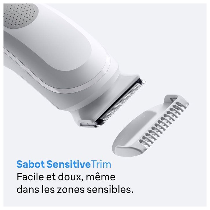 Tondeuse pour le corps - BRAUN - BG3500 - 80 min - Étanche - Gris Tondeuse pour le corps - BRAUN - BG3500 - 80 min - Étanche - Gris