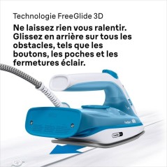 Fer a vapeur BRAUN FI3144 BL FreeStyle 3 - Semelle SuperCeramic - Puis