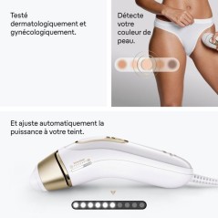 Épilateur a lumiere pulsée - BRAUN - Silk·expert Pro 5 PL5221 - IPL