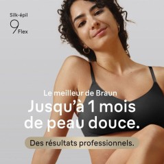 Épilateur électrique - BRAUN - SES9-030 3D - 2 modes - 50 min - Éta