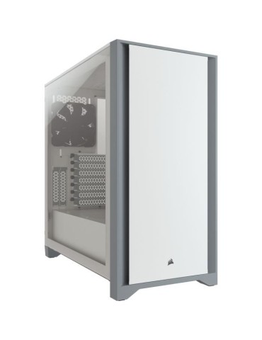 Boîtier PC Gaming - CORSAIR - 4000D - ATX Moyen Tour - Verre trempé - Blanc (CC-9011199-WW)