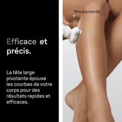 Épilateur électrique - BRAUN - SES9-030 - 2 modes - 50 min - Étanch