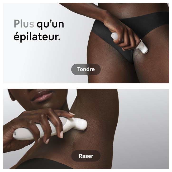 Épilateur électrique - BRAUN - SES9-030 - 2 modes - 50 min - Étanche - Blanc