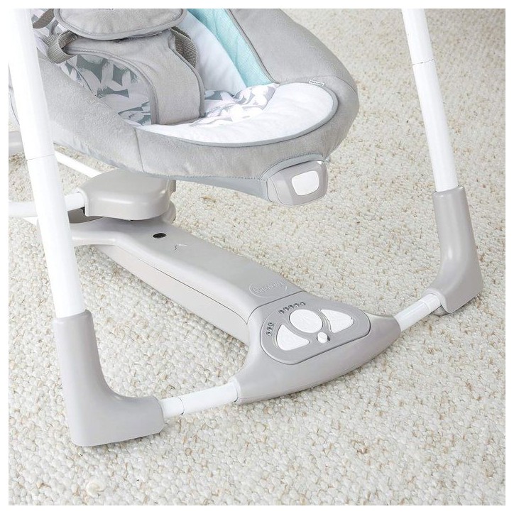 INGENUITY Balancelle compacte, moteur silencieux, 12 mélodies, balancement automatique Raylan