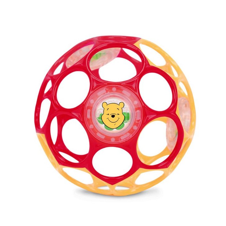 DISNEY BABY- WINNIE- Balle de motricité fine O Ball rouge et jaune 0M+ DISNEY BABY- WINNIE- Balle de motricité fine O Ball rouge et jaune 0M+