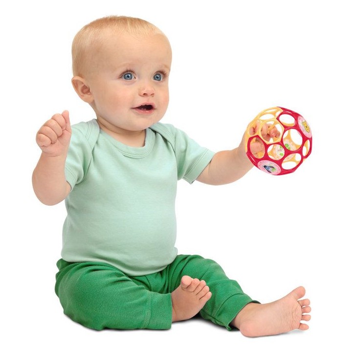 DISNEY BABY- WINNIE- Balle de motricité fine O Ball rouge et jaune 0M+ DISNEY BABY- WINNIE- Balle de motricité fine O Ball rouge et jaune 0M+