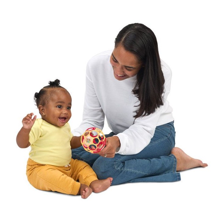 DISNEY BABY- WINNIE- Balle de motricité fine O Ball rouge et jaune 0M+ DISNEY BABY- WINNIE- Balle de motricité fine O Ball rouge et jaune 0M+