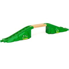 Accessoires de Train - BRIO - 36107 - Pont Modulaire - Bois de Hetre -