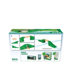 Accessoires de Train - BRIO - 36107 - Pont Modulaire - Bois de Hetre -