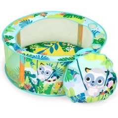 BRIGHT STARTS- Piscine a Balles Rainforest pliable avec sac de transpo
