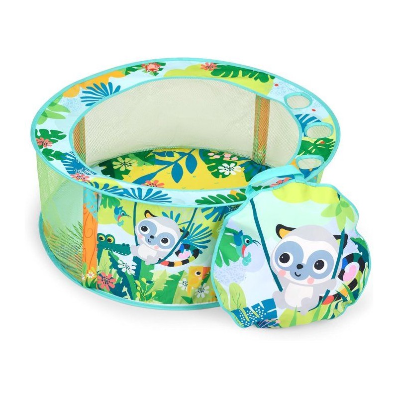BRIGHT STARTS- Piscine a Balles Rainforest pliable avec sac de transpo