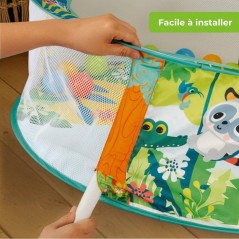 BRIGHT STARTS- Piscine a Balles Rainforest pliable avec sac de transpo