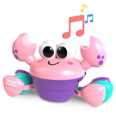 BRIGHT STARTS Crabe qui marche, Jouet bébé 6M+, jouet musical, jouet