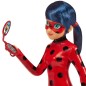 BANDAI - Miraculous Ladybug - Poupée mannequin 26 cm - Ladybug avec son téléphone - Nouveau costume effet vinyle - P50028 BANDAI - Miraculous Ladybug - Poupée mannequin 26 cm - Ladybug avec son téléphone - Nouveau costume effet vinyle - P50028